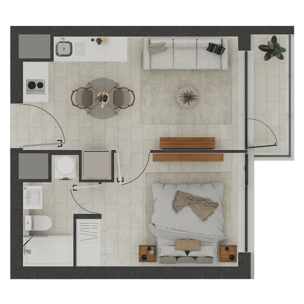 B3 departamento Vive Janequeo