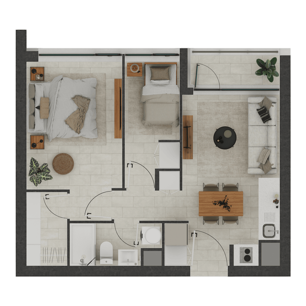 C1 departamento Vive Janequeo